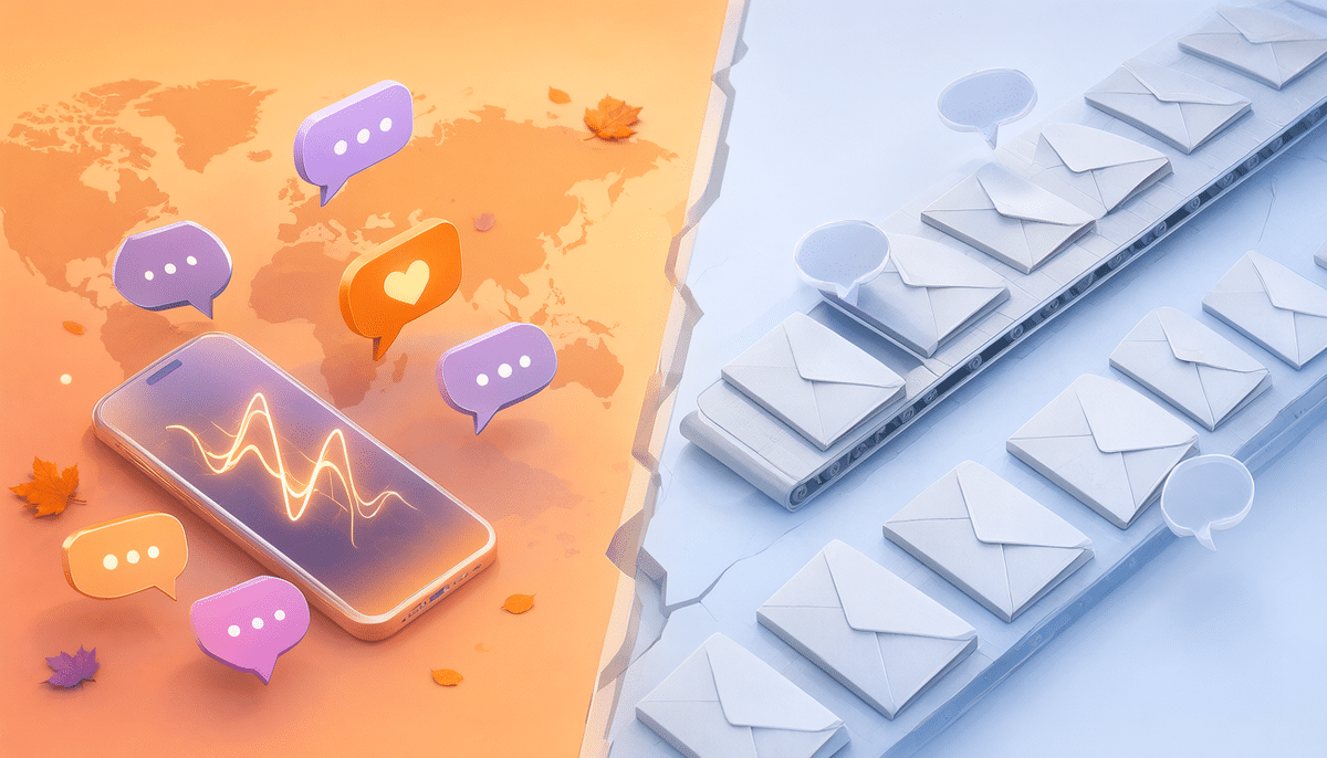isometric warm personalized follow-up versus cold mass outreach, no text